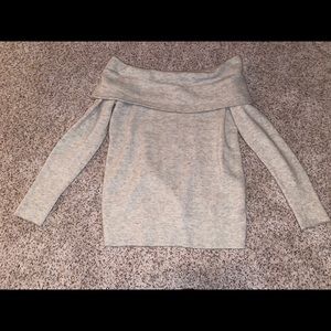 Creamy Off the Shoulder Sweater